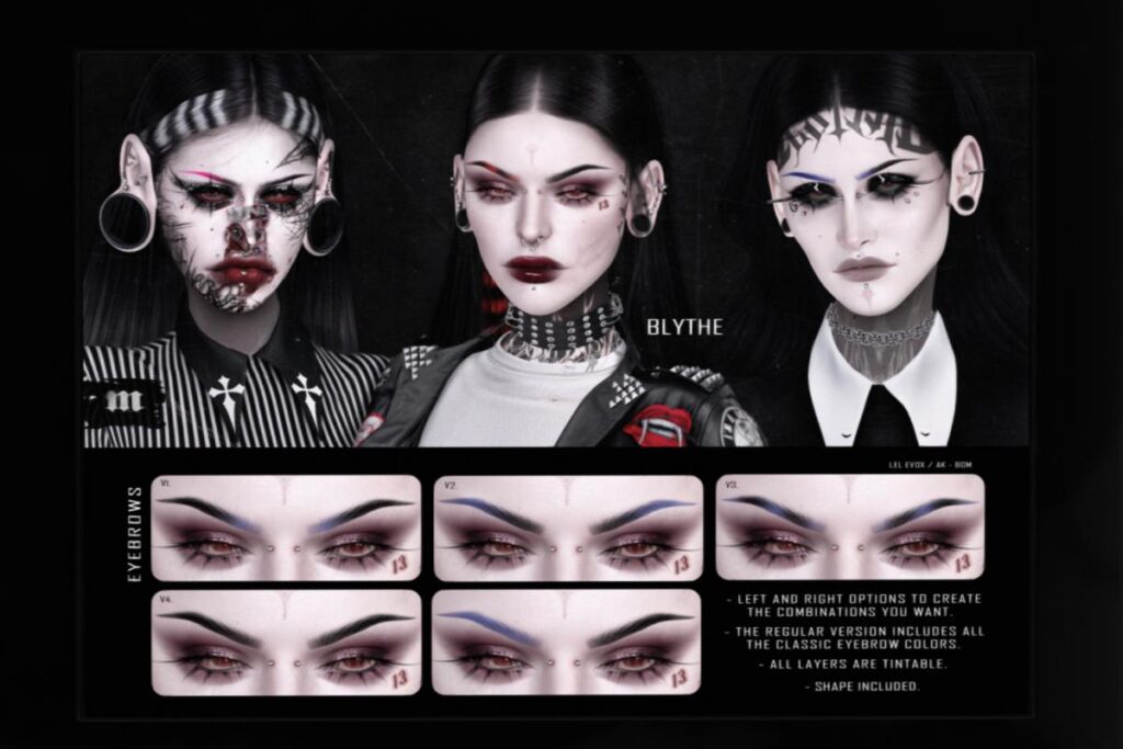 Blythe Eyebrow - AkX/EvoX, L$350