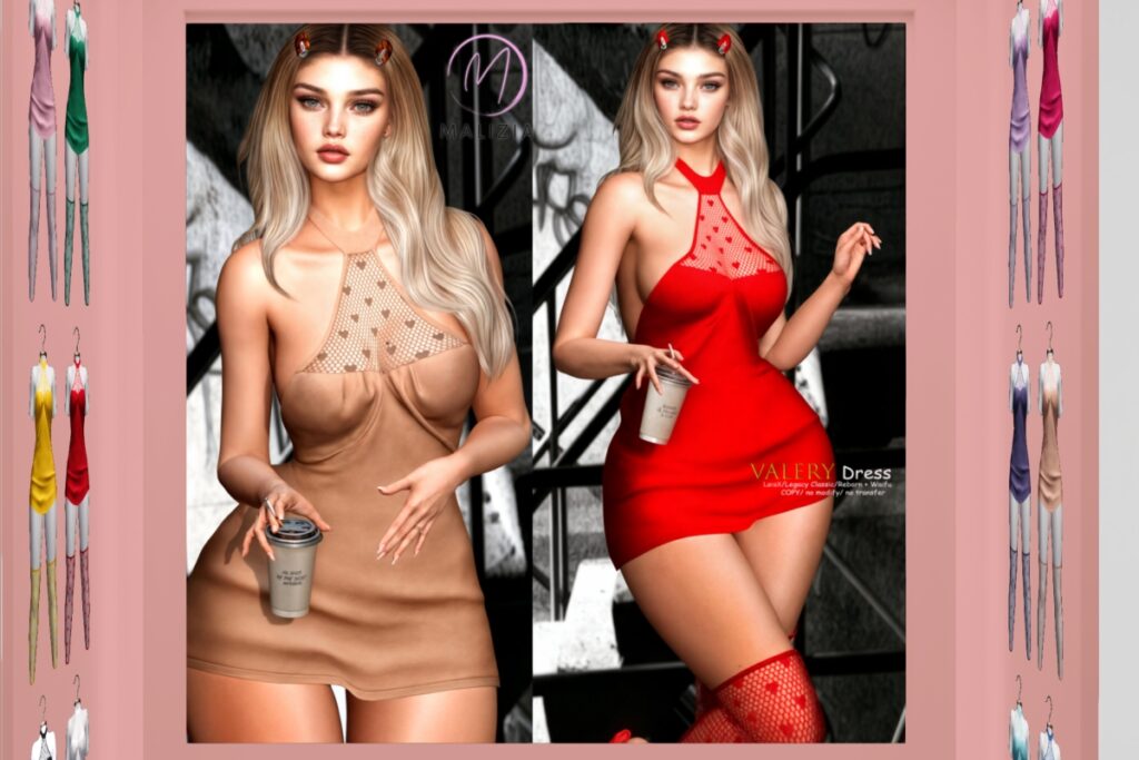 Valery Dress - Legacy/MaitreyaX/Reborn/+mods, L$249 each/L$1999 FP
