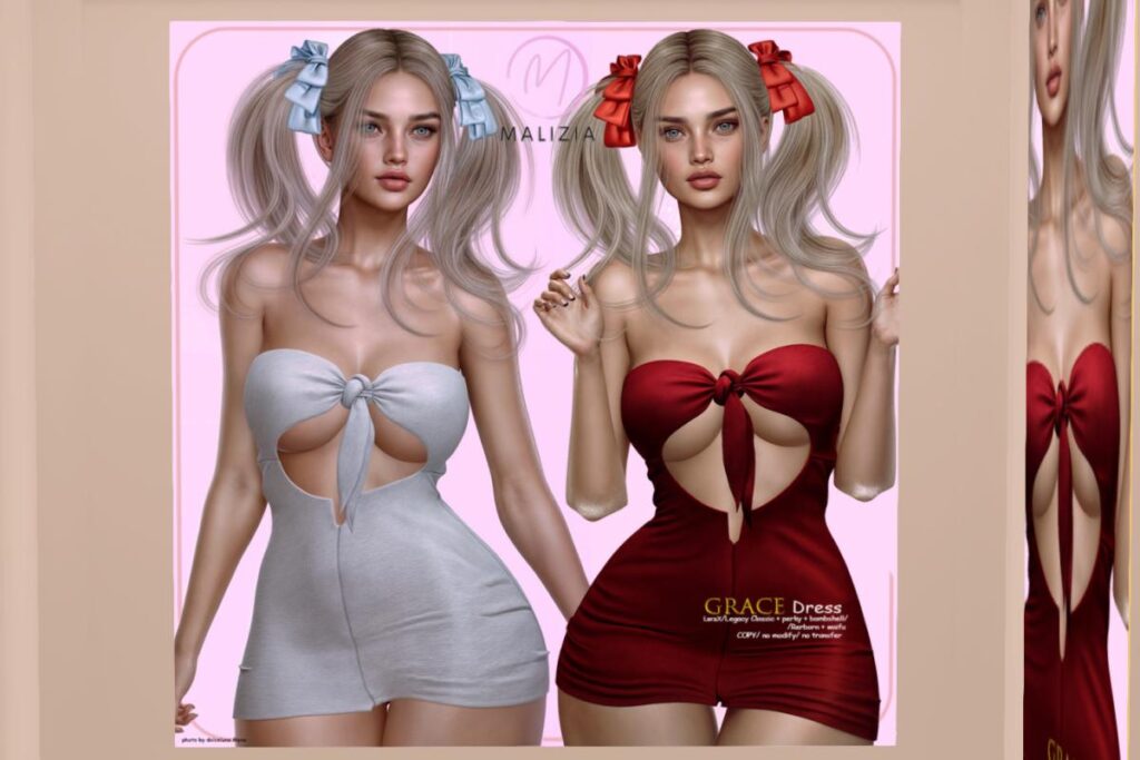 Grace Dress - Legacy/MaitreyaX/Reborn/+mods, L$219 each/L$1499