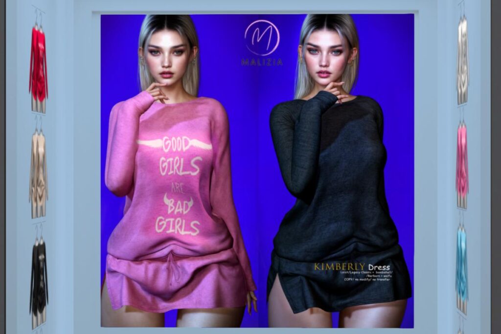 Kimberly Dress - Legacy/MaitreyaX/Reborn/+mods, L$219 each/L$1499 FP