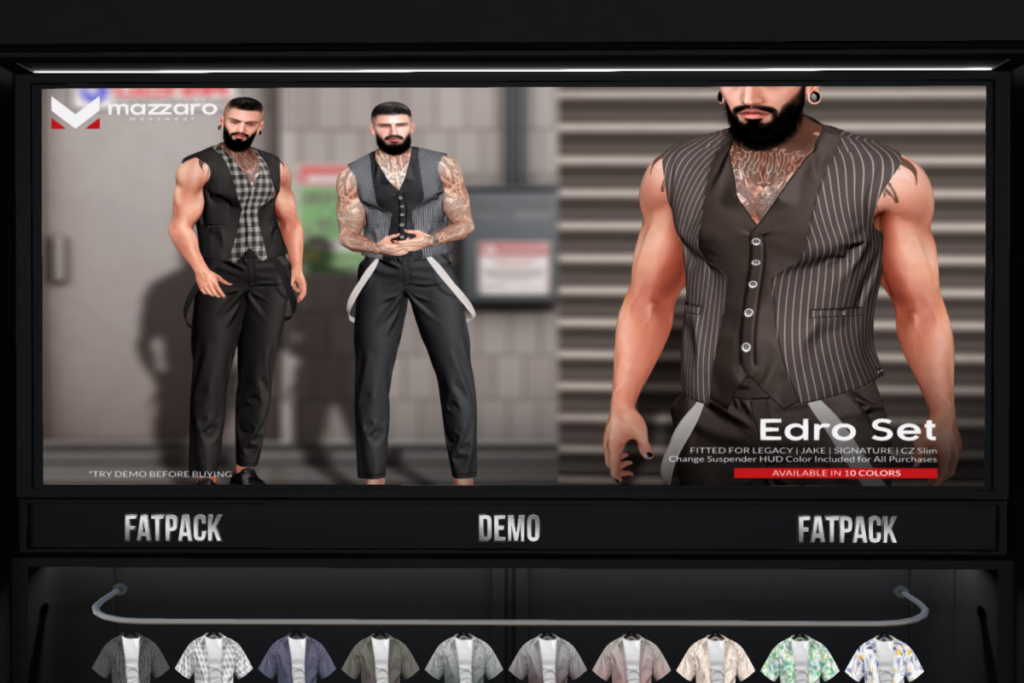 Edro Set - CZSlim/Gianni/Jake/Legacy, L$230 each/L$930 FP
