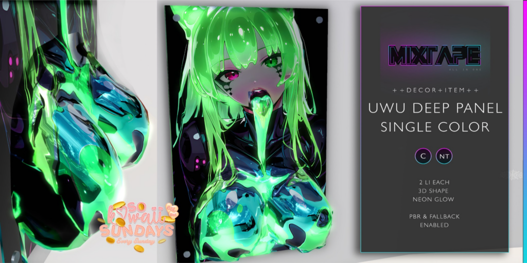 UWU Deep Panel Decor	&lt;a href=&quot;http://maps.secondlife.com/secondlife/Lovely%20Day/81/196/200&quot;&gt;Teleport&lt;/a&gt;