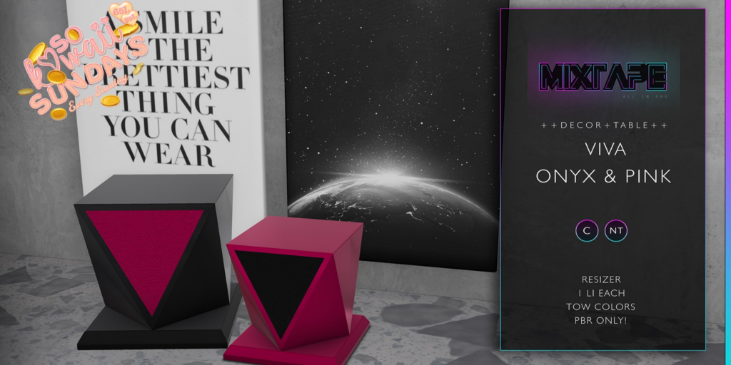 Viva Table 	&lt;a href=&quot;http://maps.secondlife.com/secondlife/Lovely%20Day/86/198/247&quot;&gt;Teleport&lt;/a&gt;