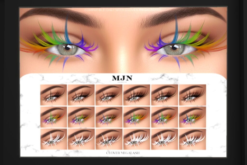 All About Pride Lashes - Clover Megalash, L$349