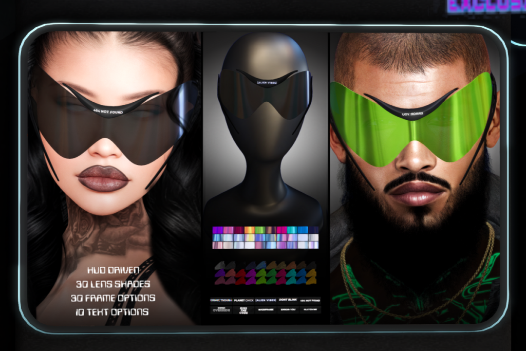 Alien Vibes Glasses, L$499