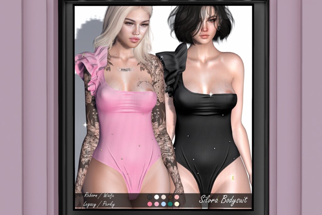 Silvra Bodysuit - Legacy/Reborn/+mods, L$249 each/L$799 FP