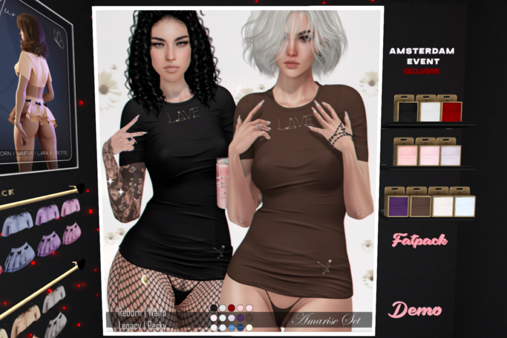 Julia Dress - Legacy/Reborn/+mods, L$249 each/L$799 FP
