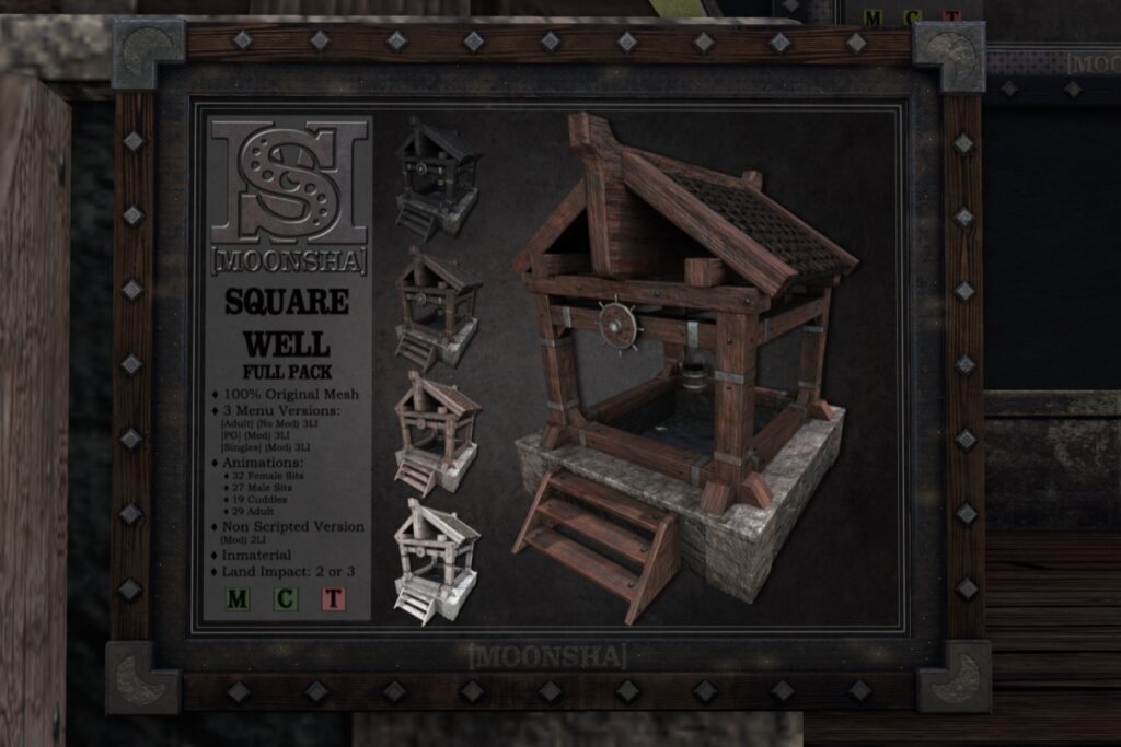 Square Well Decor, L$1250