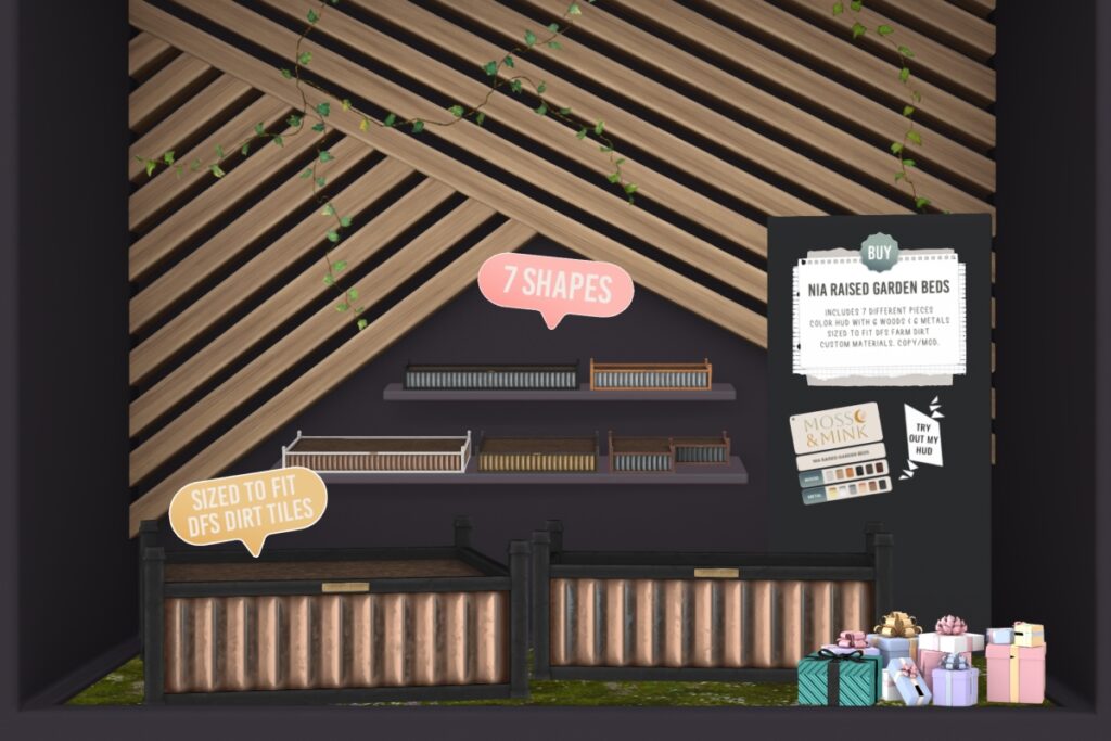 Nia Raised Garden Beds, L$198 FP