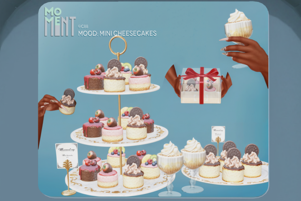 Mood Mini Cheesecake, L$188 each/L$1888 FP