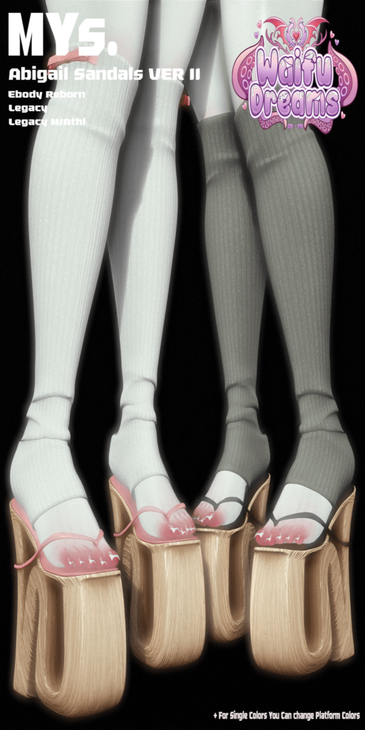 Abigail Sandals v2 - Legacy F+M/Reborn