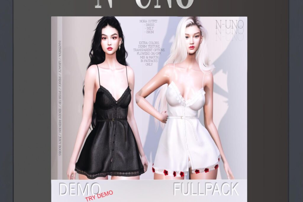 Nora Dress - Legacy/Maitreya/Reborn/+mods, L$211 each/L$111-L$799 each FP/L$811 MP