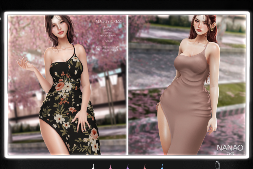 Maggy Dress - Inithium/Legacy/Reborn/+mods, L$299 each/L$1399 FP