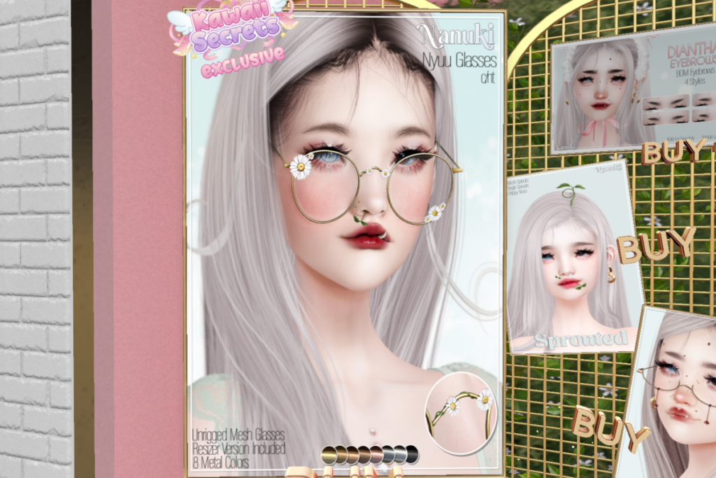 Nyuu Glasses, L$249