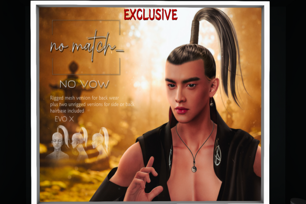 No Vow Hair - EvoX, L$200 each/L$700 FP