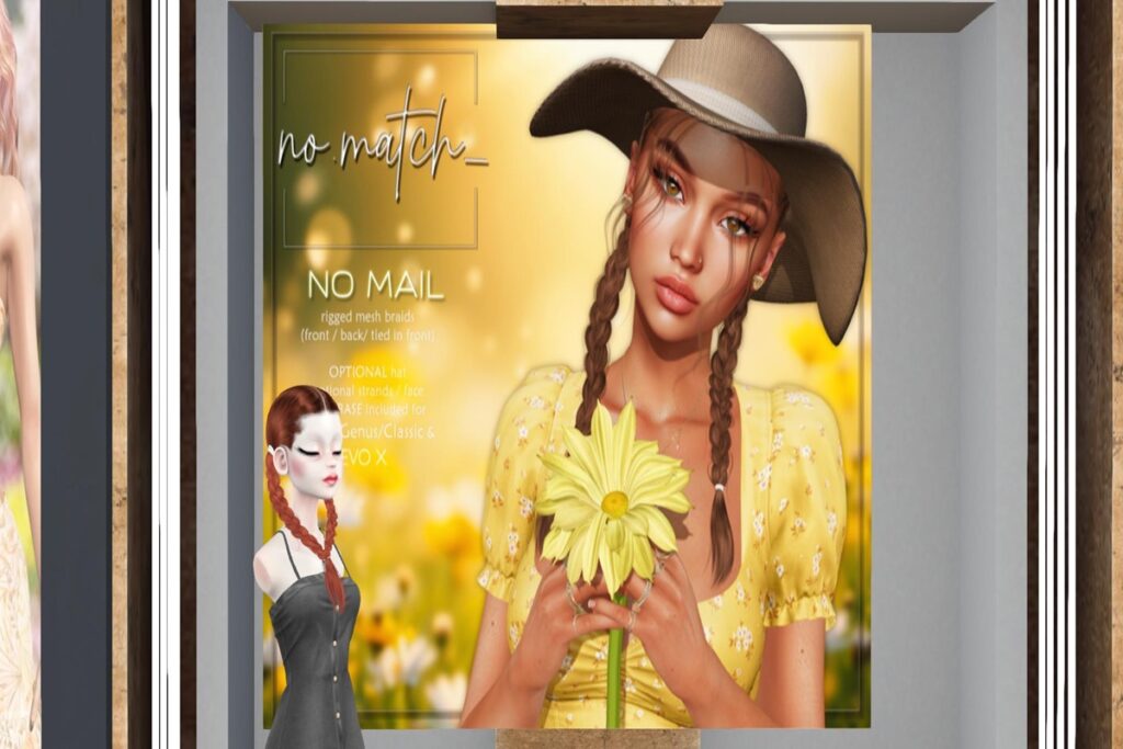 No Mail Hair, L$200 each/L$800 FP