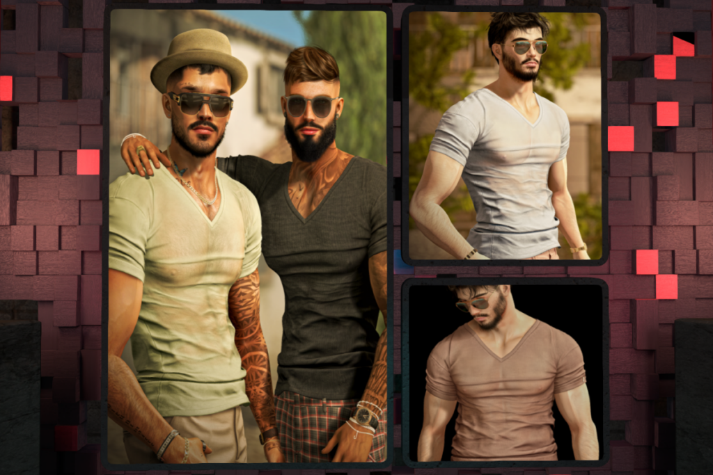 Tony V-Shirt - Legacy, L$280 each/L$850 FP