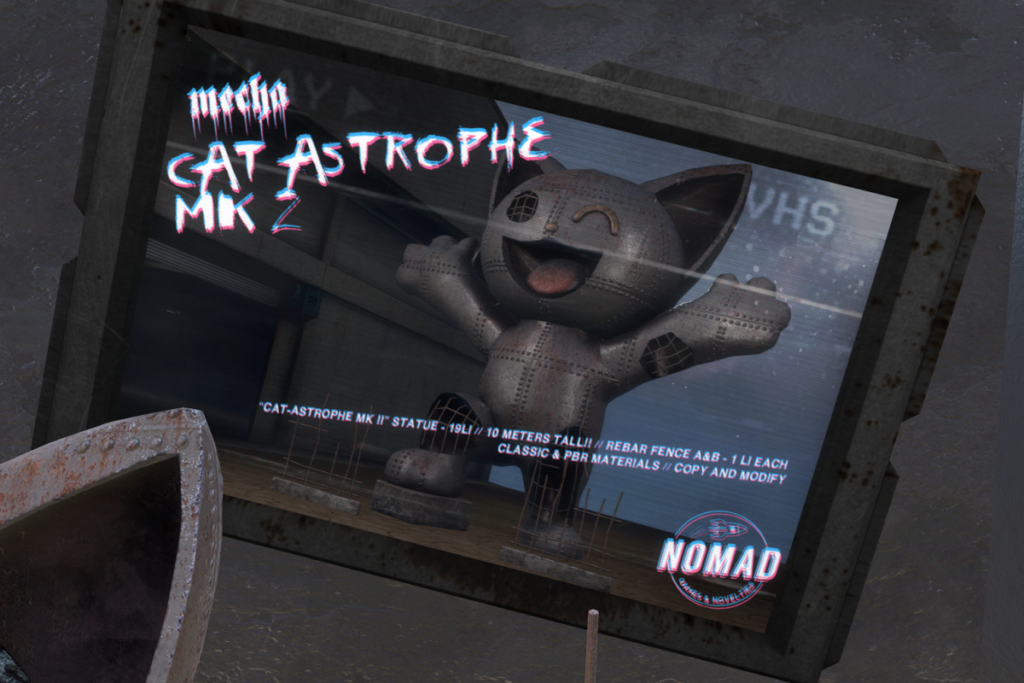 Cat Astrophe MK II Statue, L$450