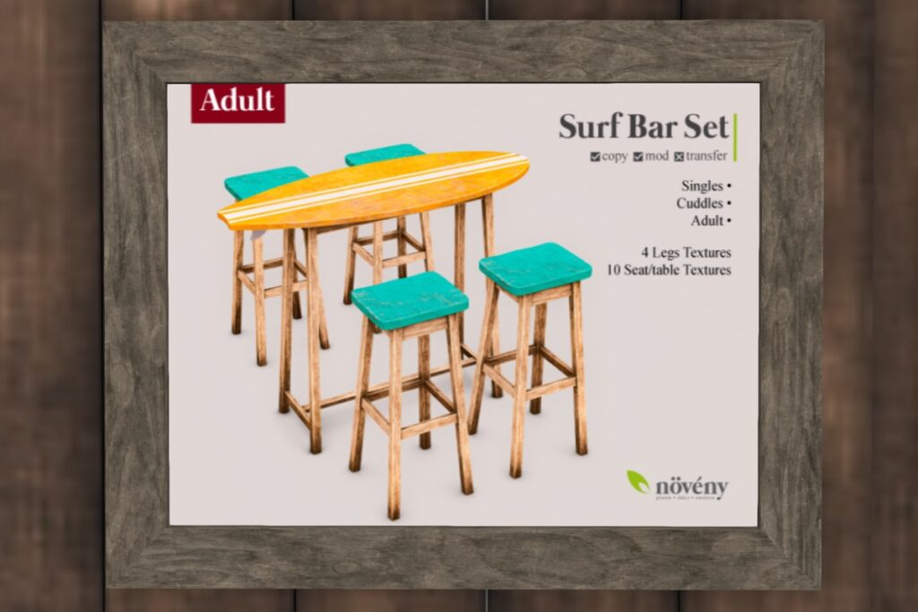 Surf Bar Decor Set, L$250 PG/L$350 Adult
