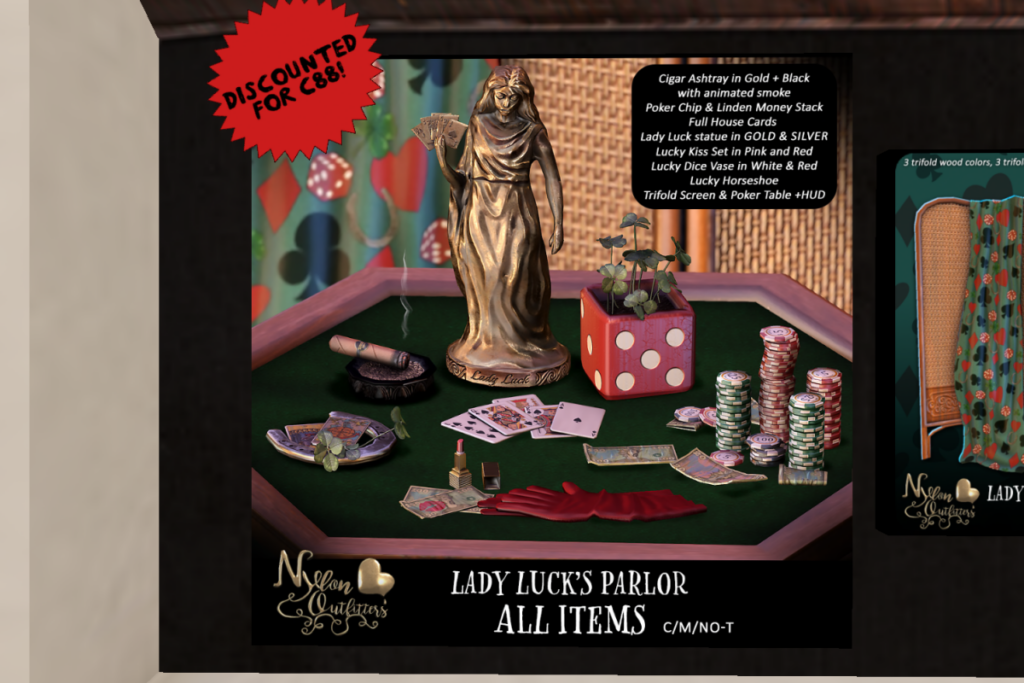Lady Luck&#039;s Parlor, L$188 each/L$588 FP