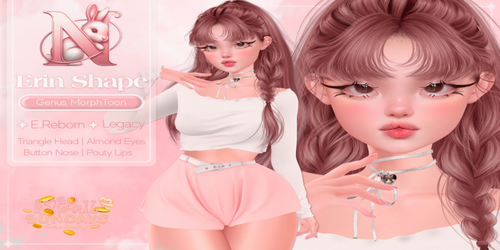 Erin Shape - Genus MorphToon/Legacy/Reborn	&lt;a href=&quot;http://maps.secondlife.com/secondlife/Dolcenotte/100/144/1769&quot;&gt;Teleport&lt;/a&gt;