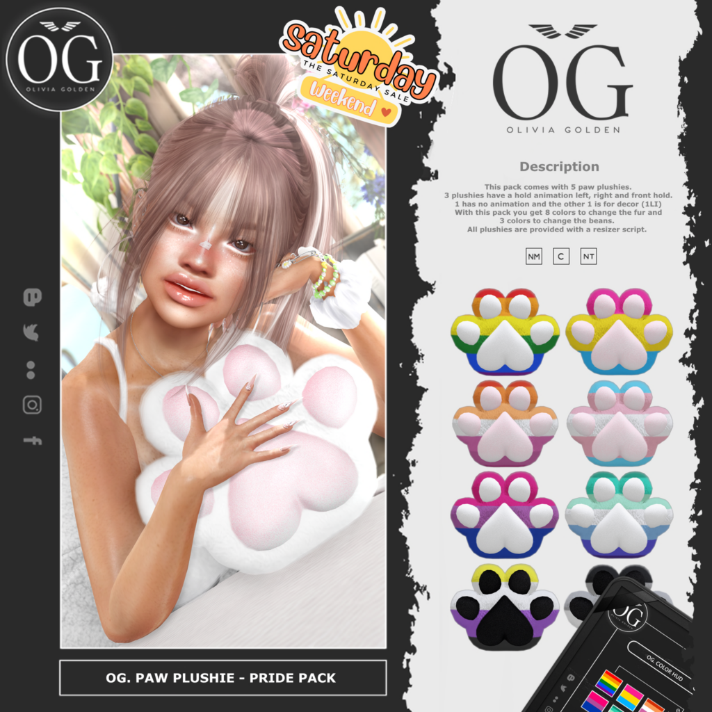 Paw Plushie Holdable	&lt;a href=&quot;http://maps.secondlife.com/secondlife/Forbidden/171/169/3393&quot;&gt;Teleport&lt;/a&gt;