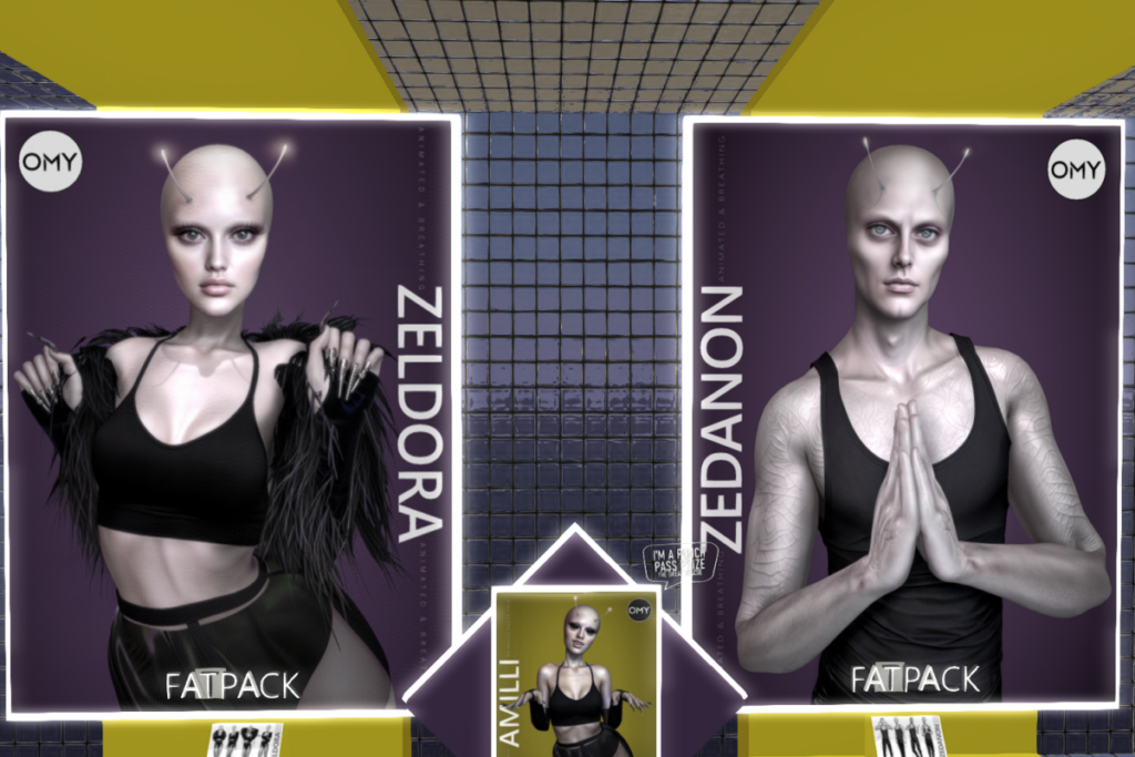 Zeldora and Zedanon Poses, L$100 each/L$300 each FP