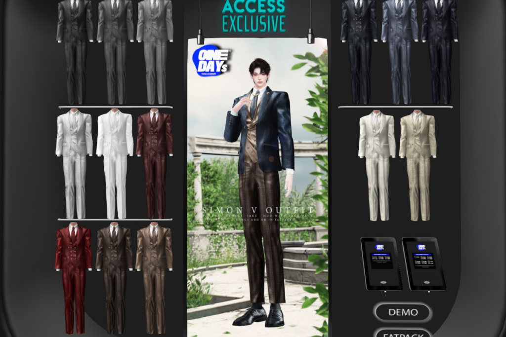 Simon Outfit - Jake/Legacy, L$350 each/L$1500 FP