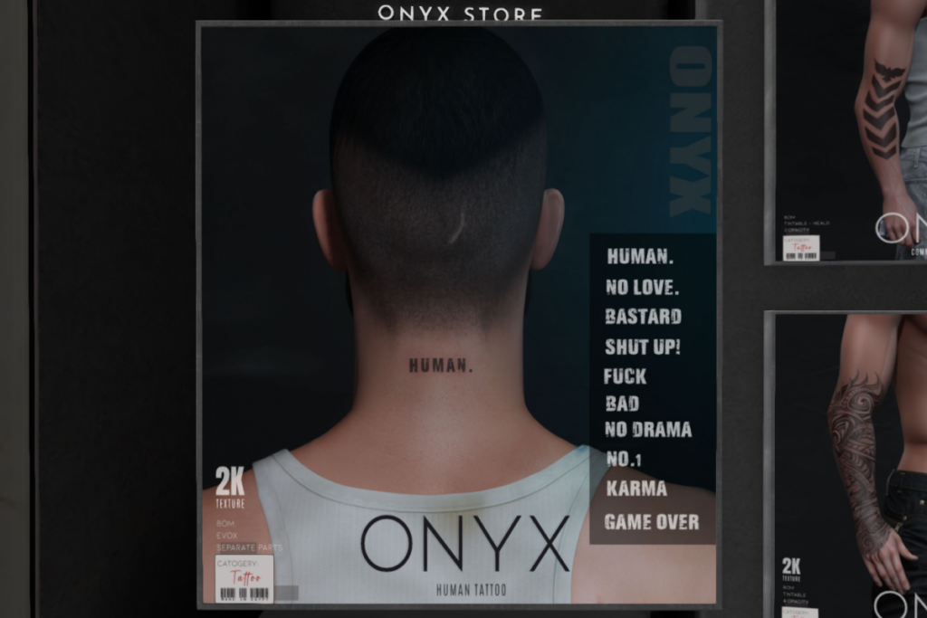 Human Tattoo - EvoX, L$199
