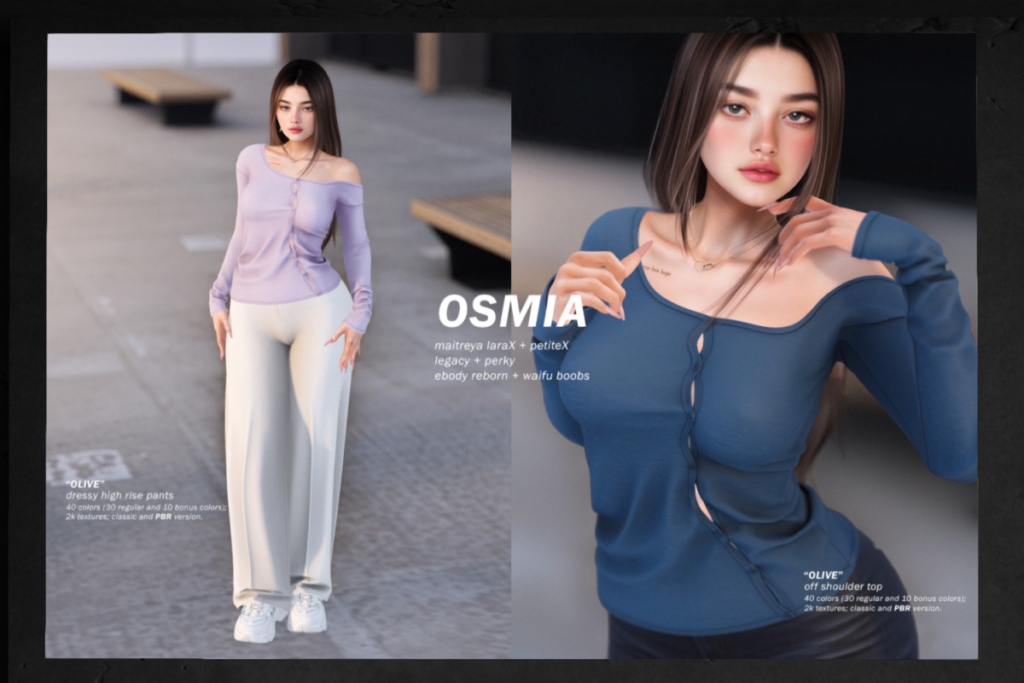 Olive Set - Legacy/MaitreyaX/Reborn/+mods, L$279 each/L$1299 each FP
