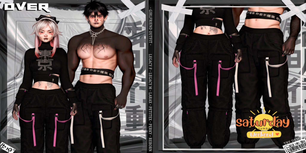 Girlfriend Outfit - Legacy M+F/MaitreyaX/Reborn/+mods	&lt;a href=&quot;http://maps.secondlife.com/secondlife/Silver%20City/104/223/2509&quot;&gt;Teleport&lt;/a&gt;
