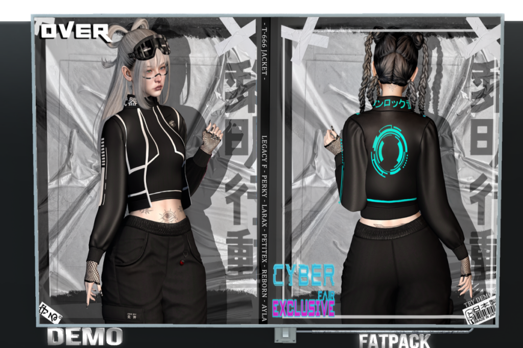 T-666 Jacket - Legacy/MaitreyaX/Reborn/+mods, L$280 each/L$1500 FP