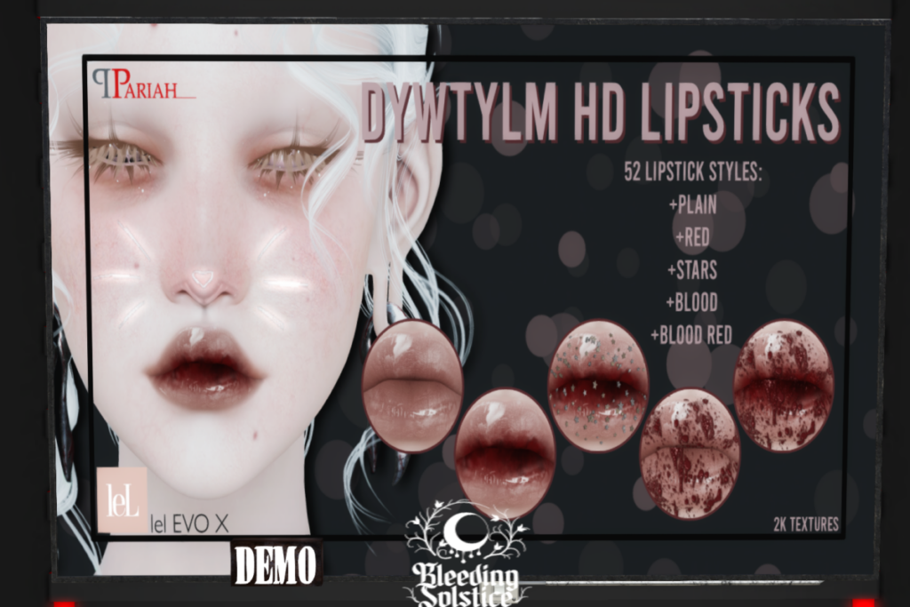 Dywtylm HD Lipsticks - EvoX, L$299