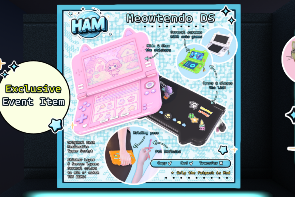 Meowtendo DS Holdable, L$499