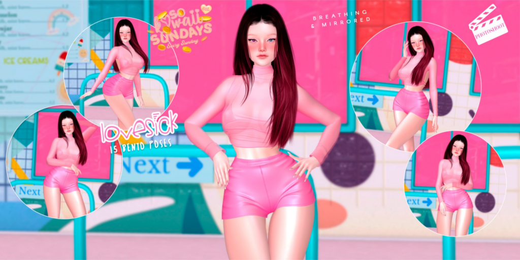Lovesick Poses	&lt;a href=&quot;http://maps.secondlife.com/secondlife/VELOUR/200/203/1965&quot;&gt;Teleport&lt;/a&gt;