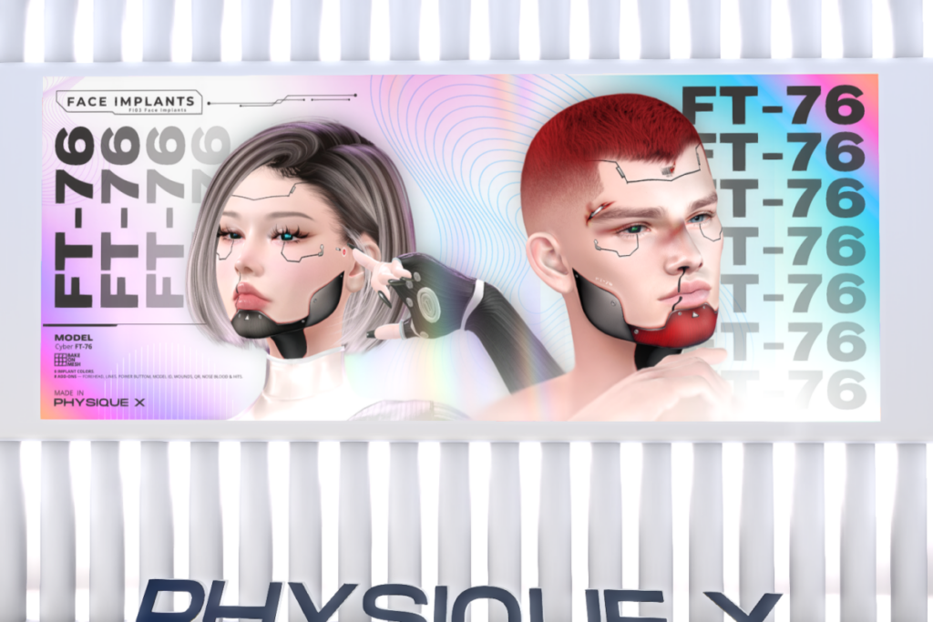 FT-76 Face Implants - BOM, L$315