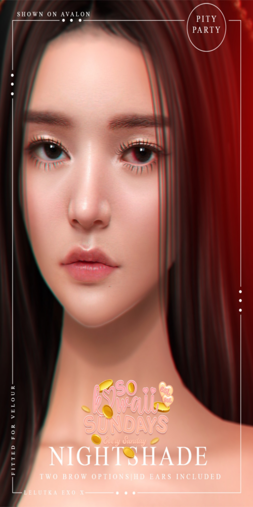 Nightshade Skin - EvoX	&lt;a href=&quot;http://maps.secondlife.com/secondlife/Cosmos/141/65/995&quot;&gt;Teleport&lt;/a&gt;