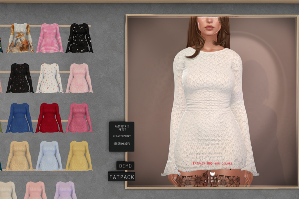 Linnea Dress  - Legacy/MaitreyaX/Reborn/+mods, L$275 each/L$1200 FP