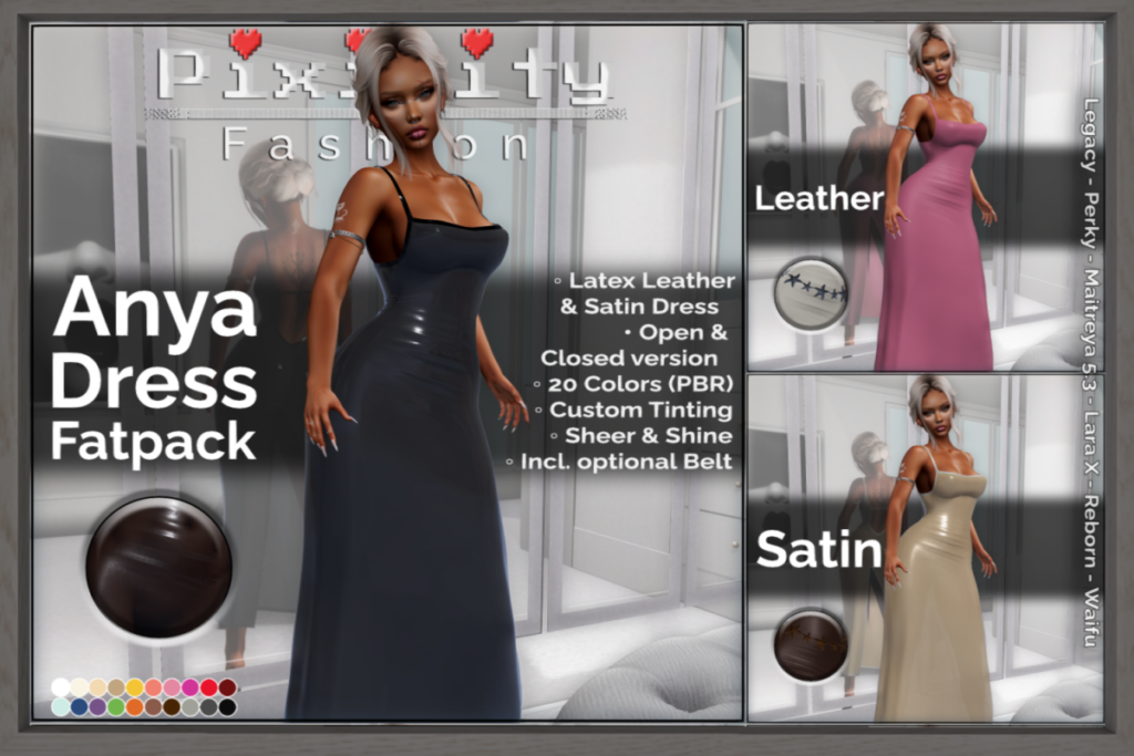 Anya Dress - Legacy/Maitreya/Reborn/+mods, L$499 each/L$899 FP