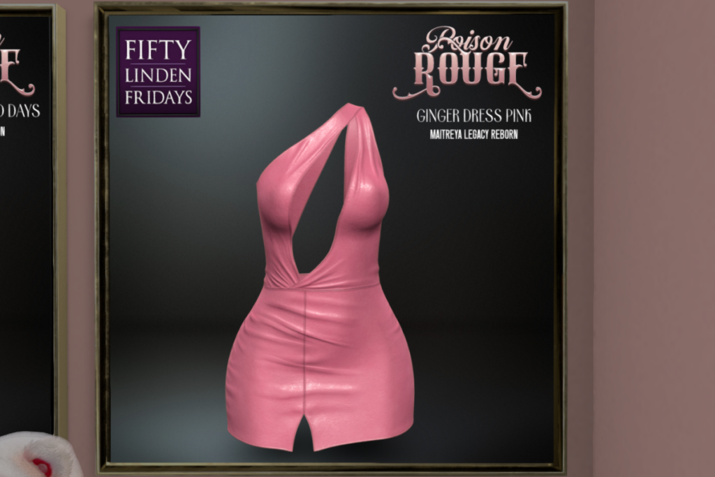 Ginger Dress - Legacy/Maitreya/Reborn	&lt;a href=&quot;http://maps.secondlife.com/secondlife/Poison%20Rouge/120/131/24&quot;&gt;Teleport&lt;/a&gt;