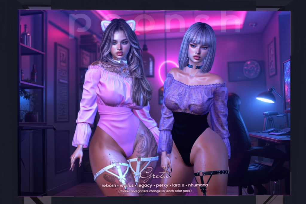 Greta Set - Legacy/MaitreyaX/Nhumana/Reborn/+mods, L$350 each/L$1500 FP