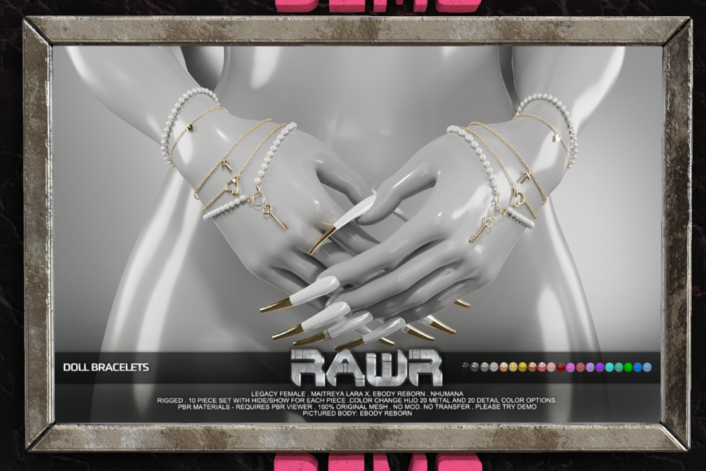 Doll Bracelets - Legacy/MaitreyaX/NHumana/Reborn/+mods, L$299