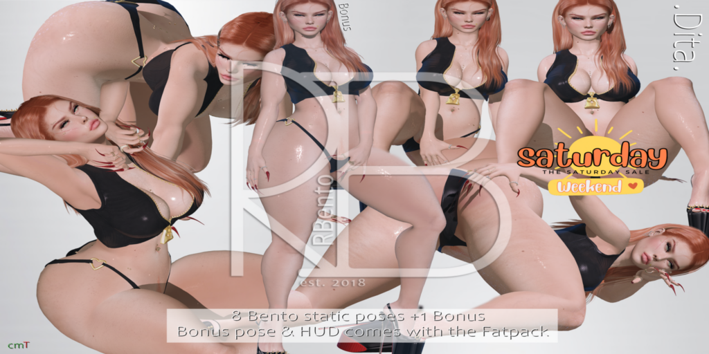 Dita Poses	&lt;a href=&quot;http://maps.secondlife.com/secondlife/Lorena%20Blue/52/35/23&quot;&gt;Teleport&lt;/a&gt;