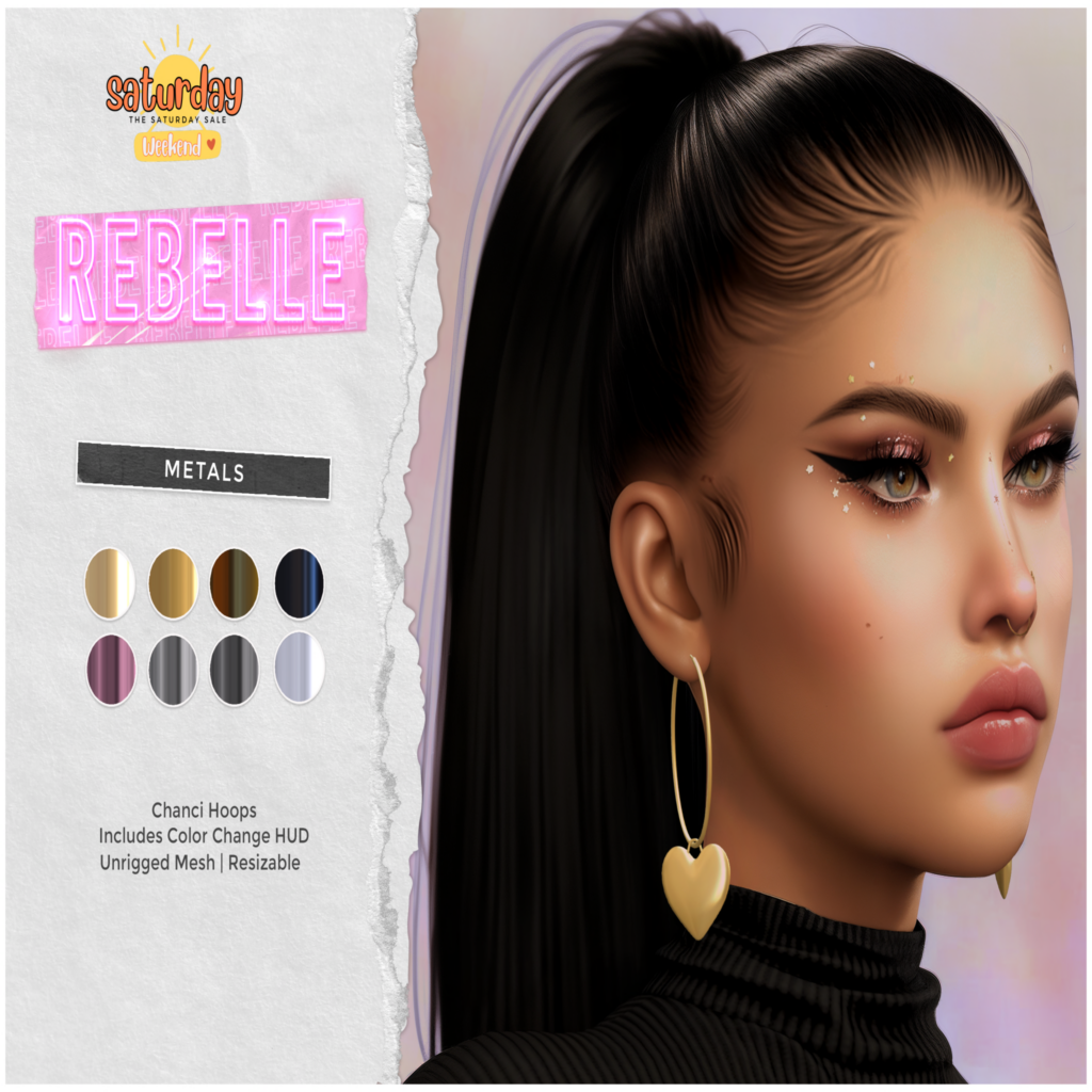 Chanci Hoops Earrings	&lt;a href=&quot;http://maps.secondlife.com/secondlife/The%20Northern%20Forests/179/116/902&quot;&gt;Teleport&lt;/a&gt;