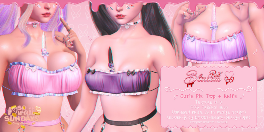 Cutie Pie Top + Knife - Inithuim/Legacy/Reborn/+mods	&lt;a href=&quot;https://maps.secondlife.com/secondlife/Anhedonia/112/132/998&quot;&gt;Teleport&lt;/a&gt;