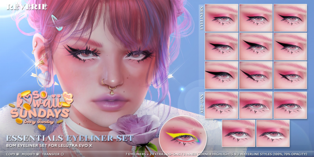 Essentials Eyeliner - EvoX	&lt;a href=&quot;https://maps.secondlife.com/secondlife/Escapes/234/25/1506&quot;&gt;Teleport&lt;/a&gt;