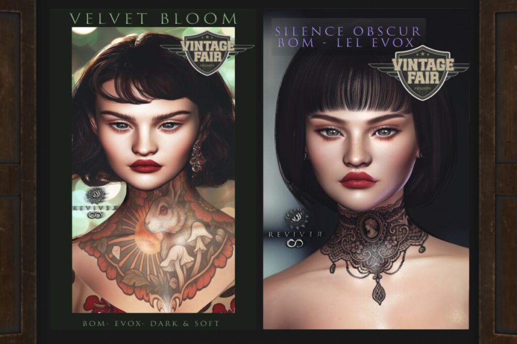 Velvet Bloom Cosmetics - EvoX, L$299 | Silence Obscur Cosmetics - EvoX, L$199