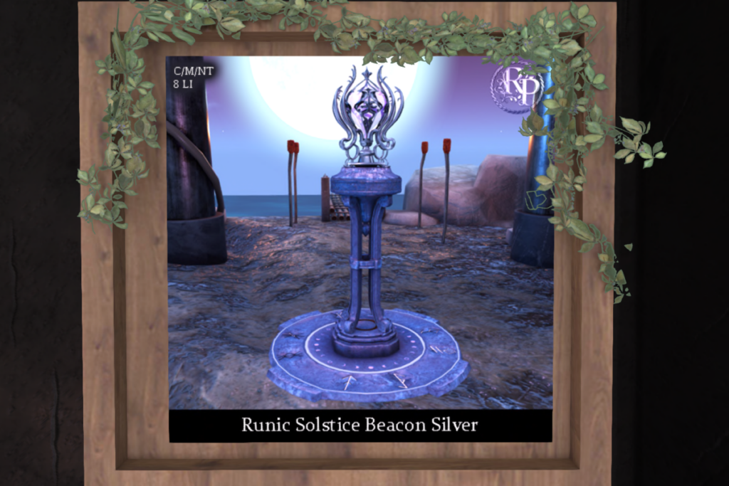 Runic Solstice Beacon, L$210 each