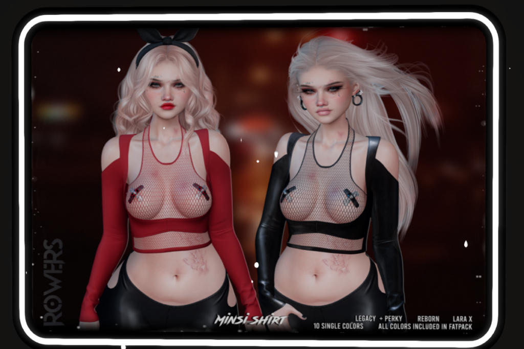 Minsi Shirt - Legacy/MaitreyaX/Reborn/+mods, L$179 each/L$699 FP