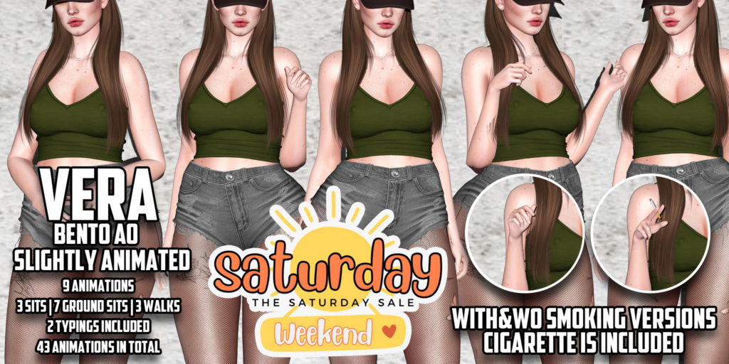 Vera Animation Override	&lt;a href=&quot;http://maps.secondlife.com/secondlife/Nakroma/107/188/31&quot;&gt;Teleport&lt;/a&gt;